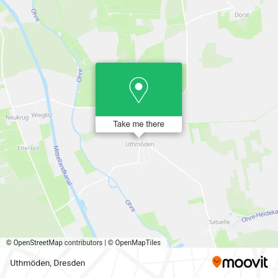 Карта Uthmöden