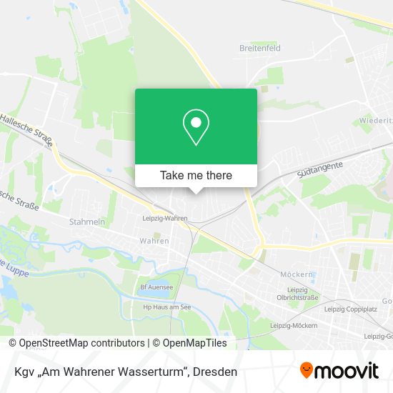 Карта Kgv „Am Wahrener Wasserturm“