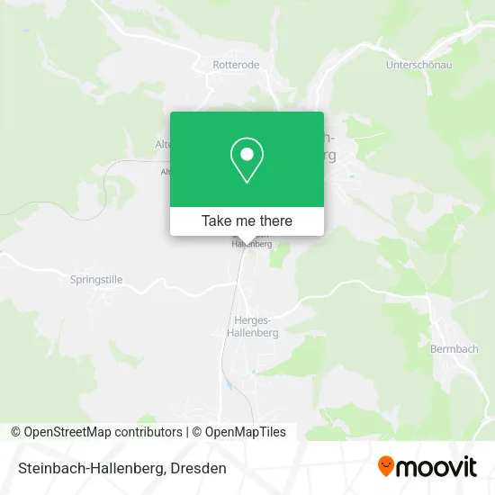 Карта Steinbach-Hallenberg