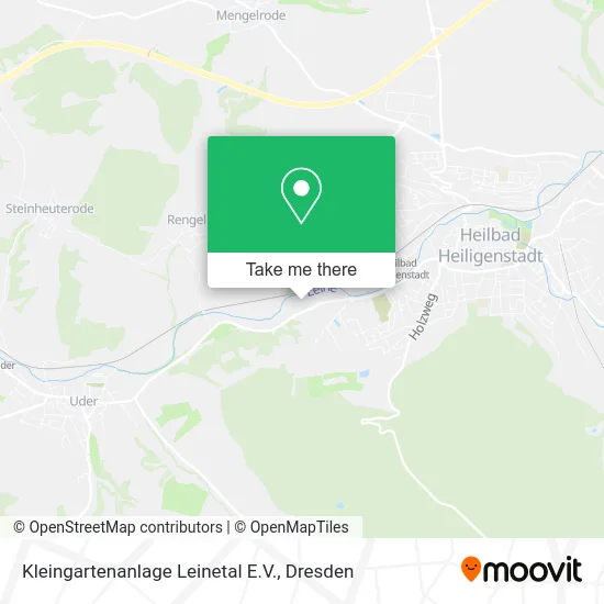 Карта Kleingartenanlage Leinetal E.V.