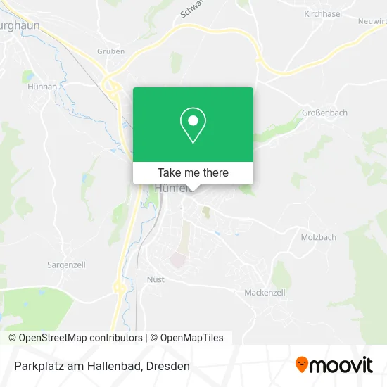 Карта Parkplatz am Hallenbad