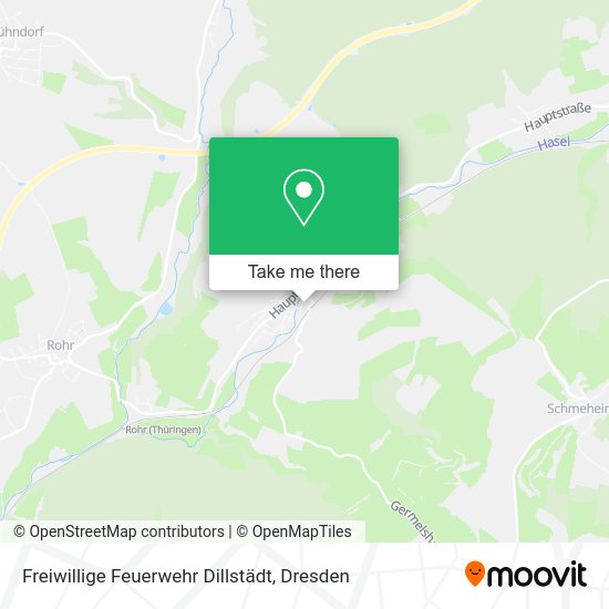 Карта Freiwillige Feuerwehr Dillstädt