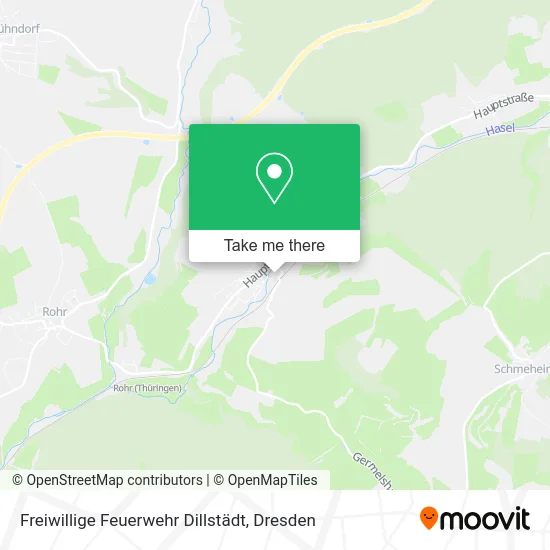 Карта Freiwillige Feuerwehr Dillstädt