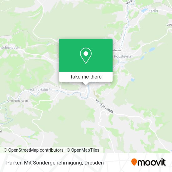 Карта Parken Mit Sondergenehmigung