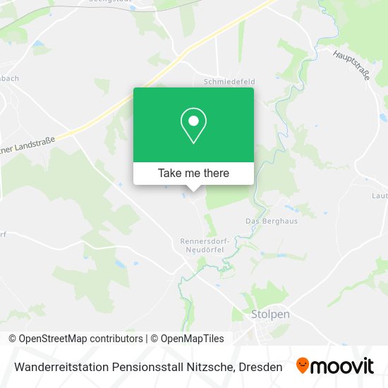 Карта Wanderreitstation Pensionsstall Nitzsche