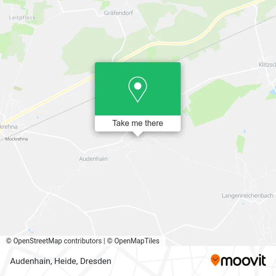 Карта Audenhain, Heide