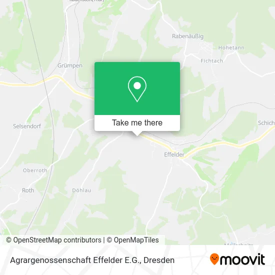 Карта Agrargenossenschaft Effelder E.G.