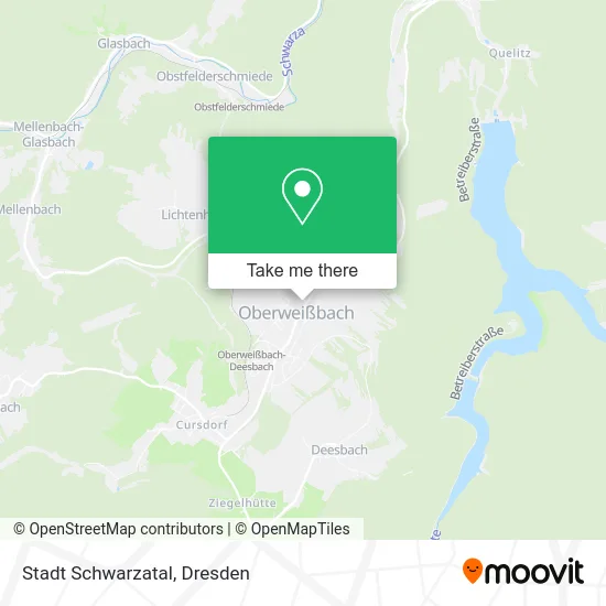 Карта Stadt Schwarzatal