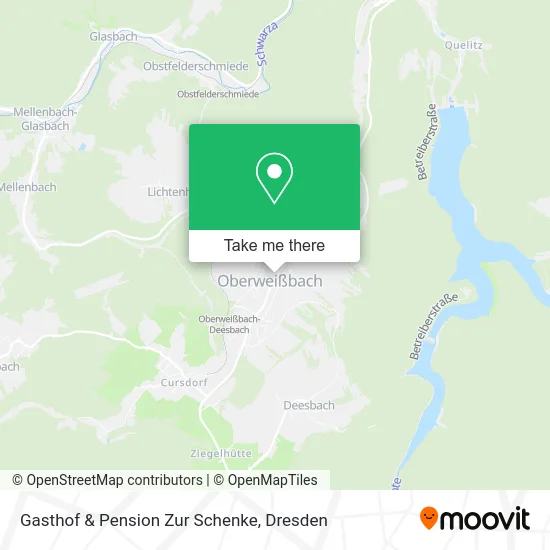 Карта Gasthof & Pension Zur Schenke