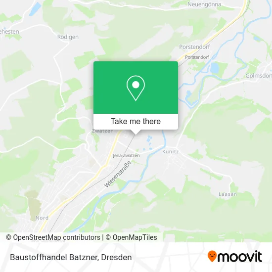 Карта Baustoffhandel Batzner