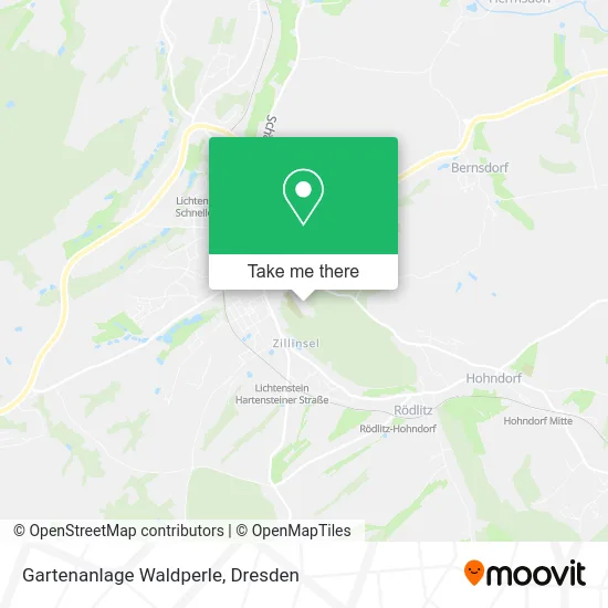 Карта Gartenanlage Waldperle