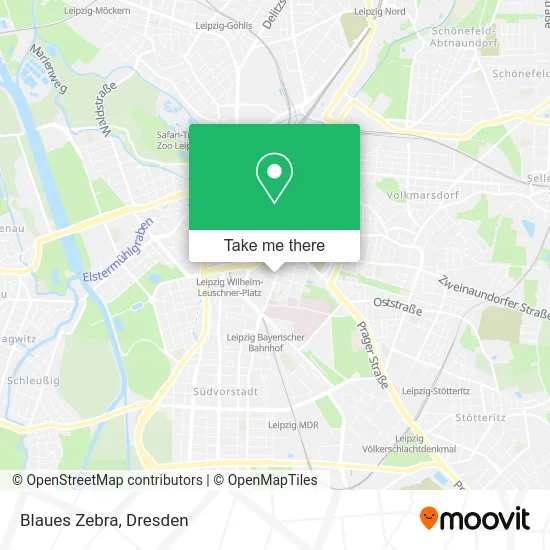 Карта Blaues Zebra