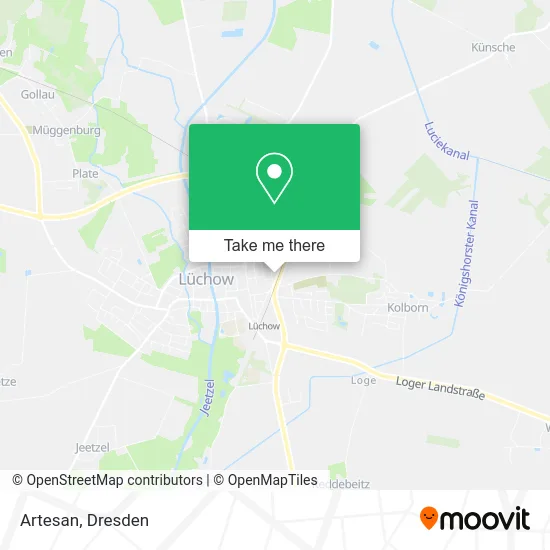 Artesan map