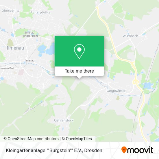Карта Kleingartenanlage ""Burgstein"" E.V.