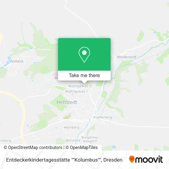 Карта Entdeckerkindertagesstätte ""Kolumbus""