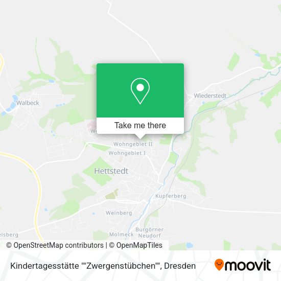 Карта Kindertagesstätte ""Zwergenstübchen""
