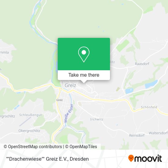 Карта ""Drachenwiese"" Greiz E.V.