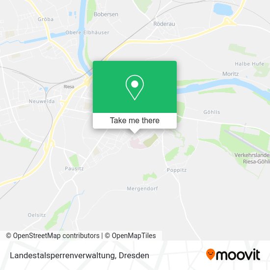 Карта Landestalsperrenverwaltung