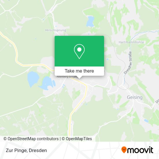 Карта Zur Pinge