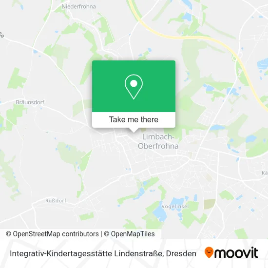 Карта Integrativ-Kindertagesstätte Lindenstraße