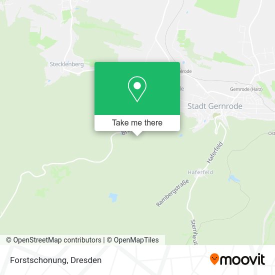 Карта Forstschonung