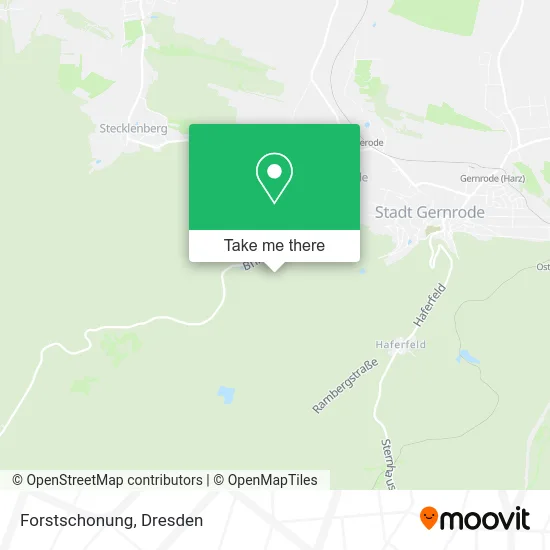 Карта Forstschonung