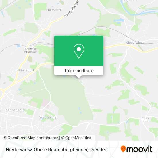 Карта Niederwiesa Obere Beutenberghäuser