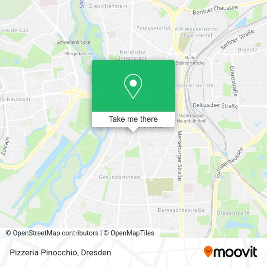 Карта Pizzeria Pinocchio