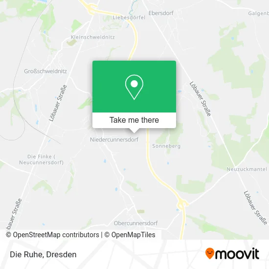 Карта Die Ruhe