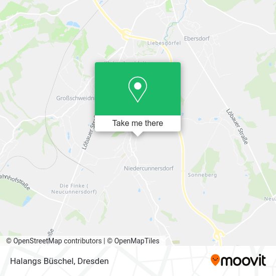 Карта Halangs Büschel