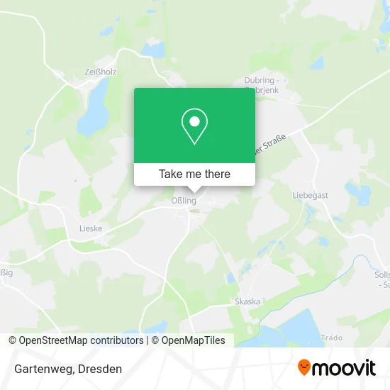 Карта Gartenweg