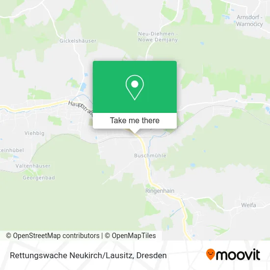 Rettungswache Neukirch/Lausitz map