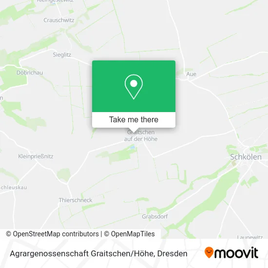 Agrargenossenschaft Graitschen / Höhe map