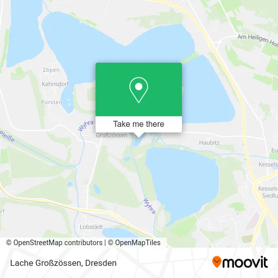 Карта Lache Großzössen