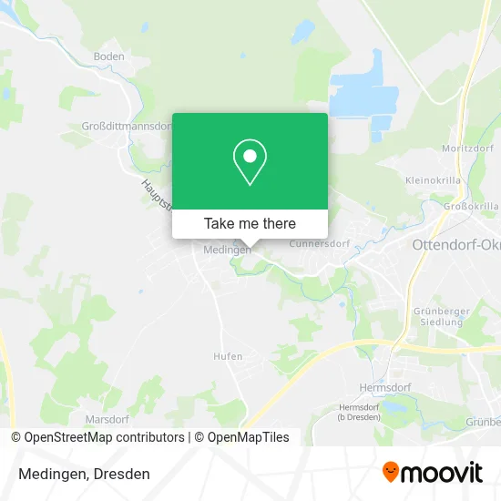 Medingen map