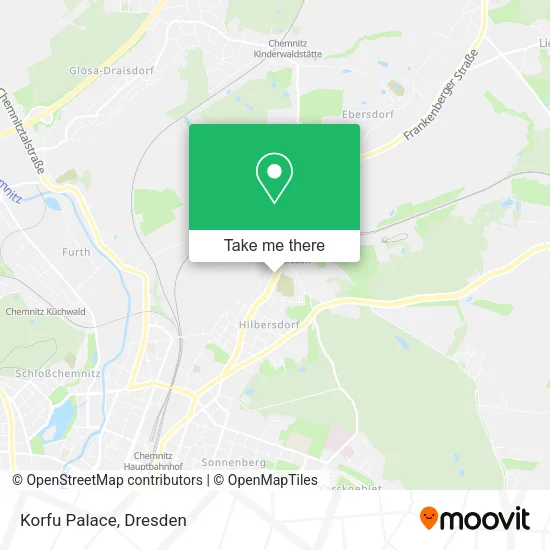 Карта Korfu Palace