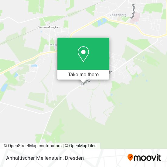 Карта Anhaltischer Meilenstein