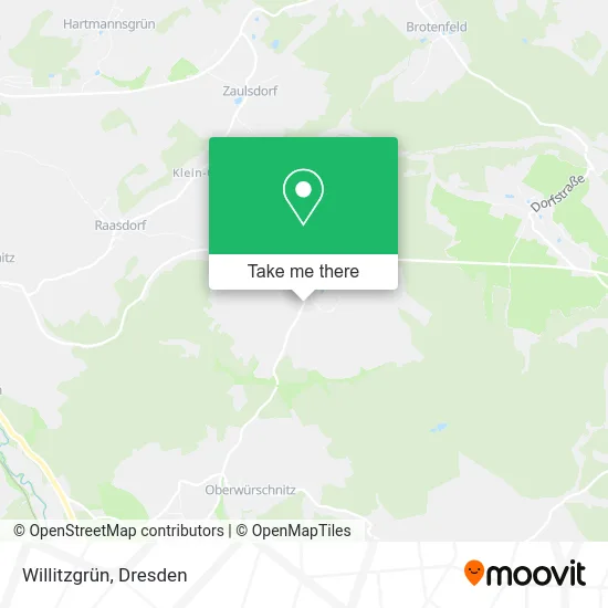 Карта Willitzgrün