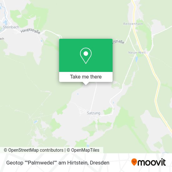 Карта Geotop ""Palmwedel"" am Hirtstein
