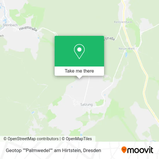 Карта Geotop ""Palmwedel"" am Hirtstein