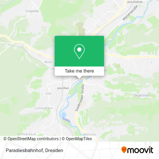 Paradiesbahnhof map