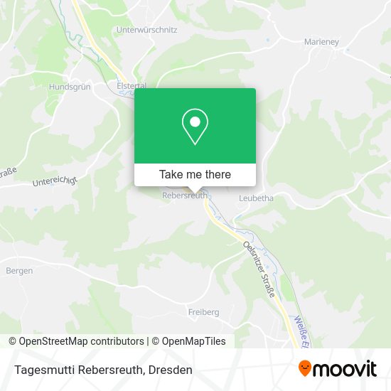 Карта Tagesmutti Rebersreuth