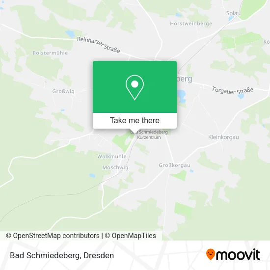 Карта Bad Schmiedeberg