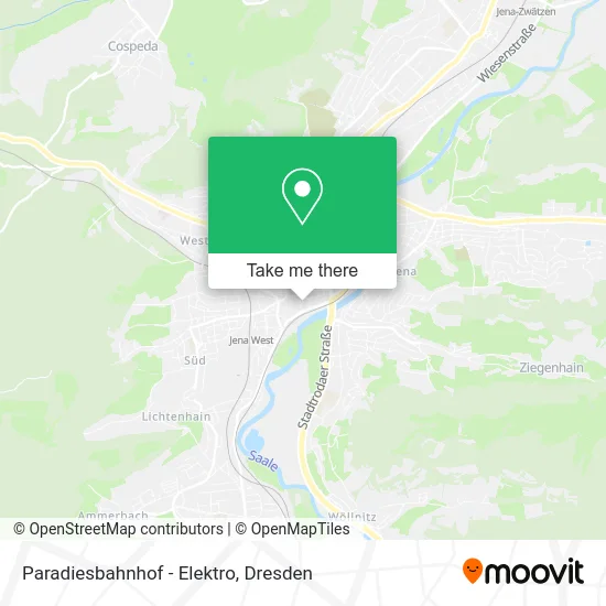 Карта Paradiesbahnhof - Elektro
