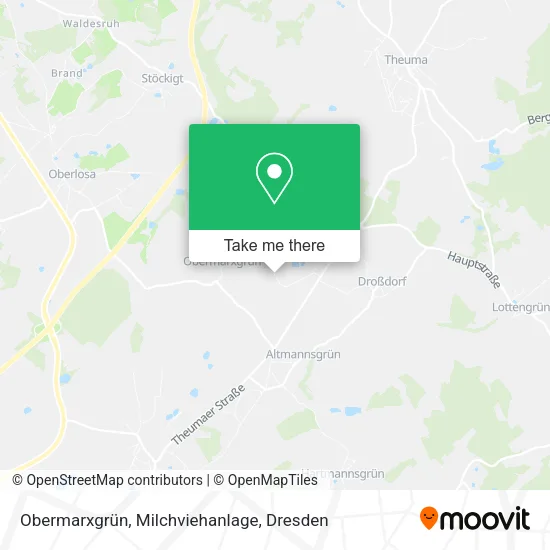 Карта Obermarxgrün, Milchviehanlage