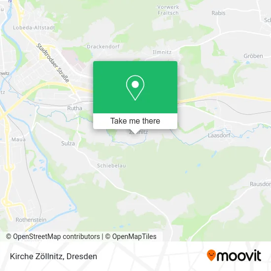 Карта Kirche Zöllnitz
