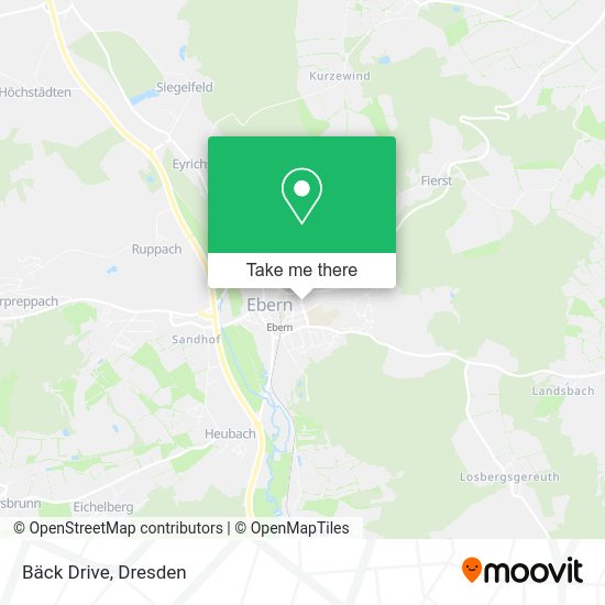 Карта Bäck Drive