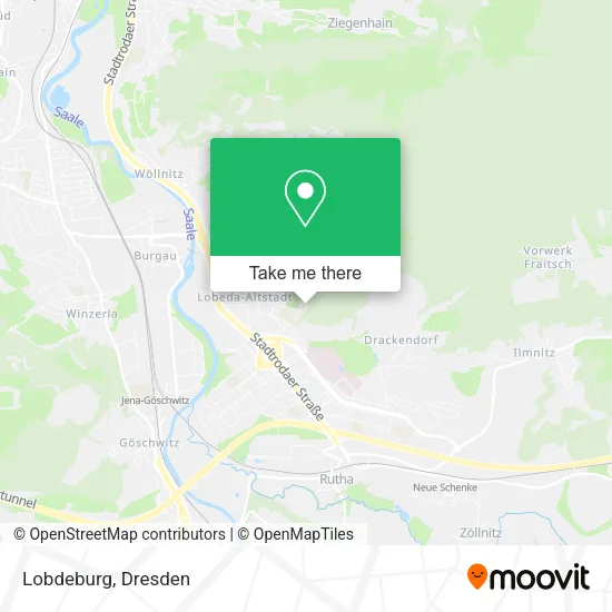 Карта Lobdeburg