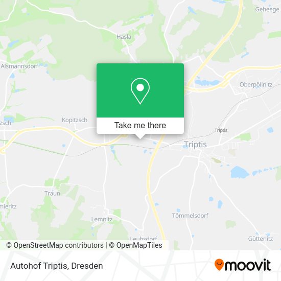 Карта Autohof Triptis