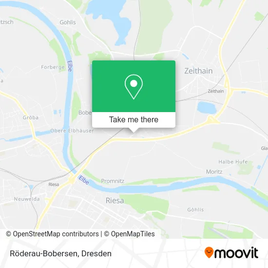 Карта Röderau-Bobersen